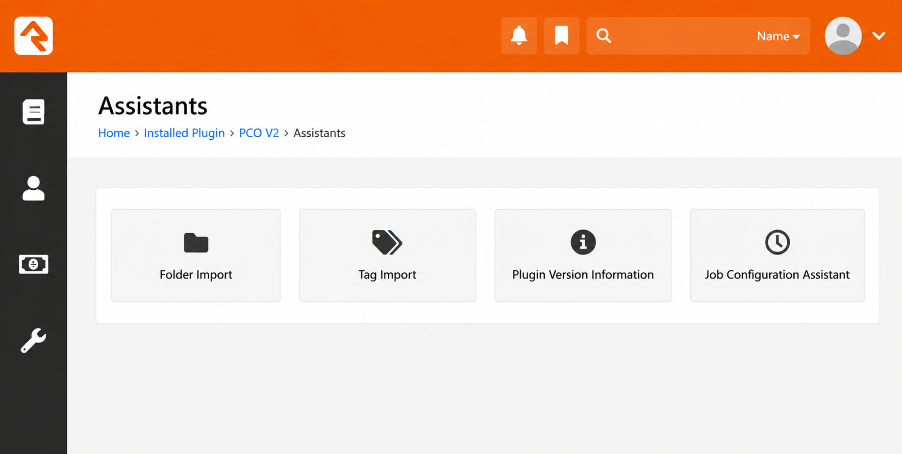 How PCO Version 1 Appears in Installed Plugins