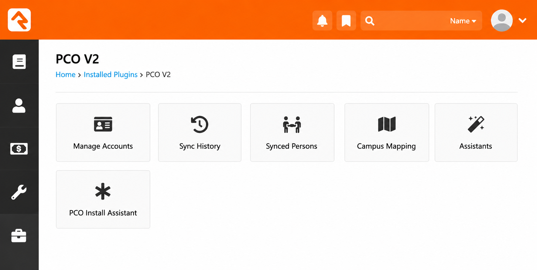 How PCO Version 1 Appears in Installed Plugins